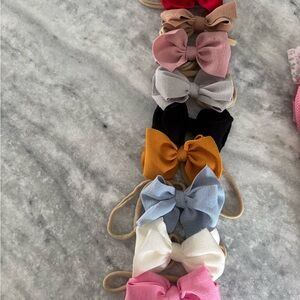 Colorful Bow Hair Bow Set for Babies